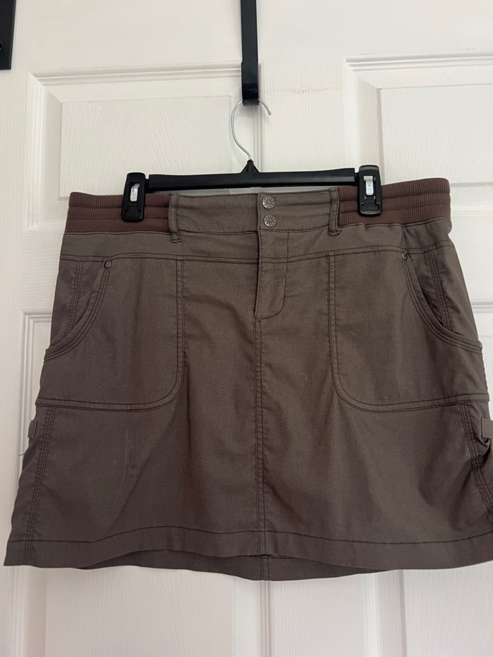 Athleta Olive Green Utility Skort | Hiking Athletic Skirt Shorts